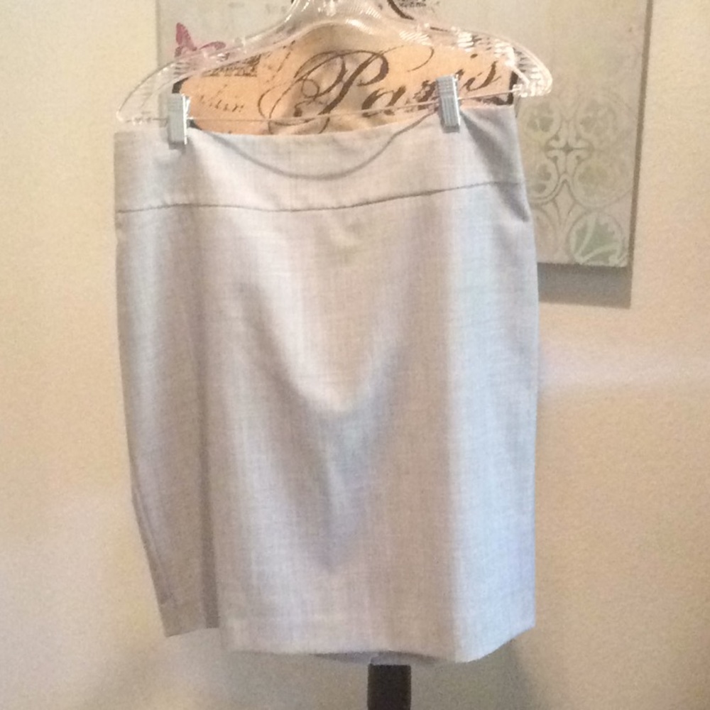 Gray suit skirt